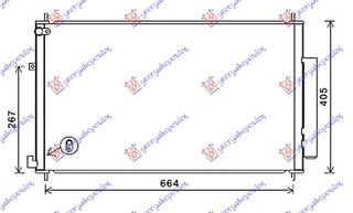 ΨΥΓΕΙΟ A/C 1.6-2.2 i-DTEC ΠΕΤΡΕΛΑΙΟ (665x390x16) (KOYO) για HONDA CR-V 15-17