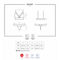 Obsessive Translucanet Mesh Bra with Thong-thumb-4