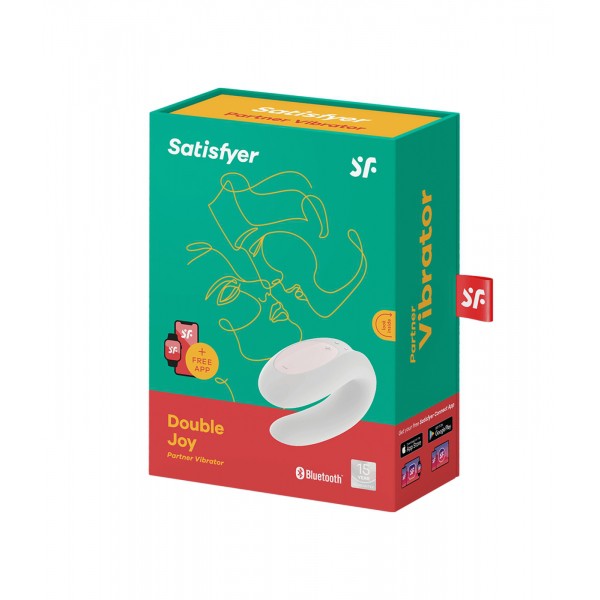 Ασύρματο "Satisfyer Double Joy" λευκό