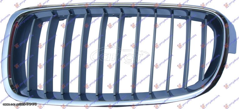 ΚΑΡΔΙΑ ΜΑΣΚΑΣ (ΧΡΩΜΙΟ/ΑΣΗΜΙ) για BMW SERIES 3 (F30/F31) SDN/S.W. 12-14