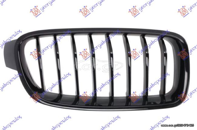 ΚΑΡΔΙΑ ΜΑΣΚΑΣ (ΟΛΗ ΜΑΥΡΗ) (M PERFORMANCE) για BMW SERIES 3 (F30/F31) SDN/S.W. 14-18