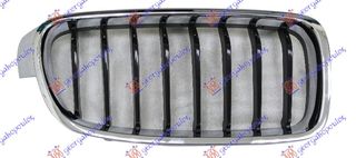 ΚΑΡΔΙΑ ΜΑΣΚΑΣ (ΧΡΩΜΙΟ/ΜΑΥΡΗ) (SPORT) για BMW SERIES 3 (F30/F31) SDN/S.W. 14-18