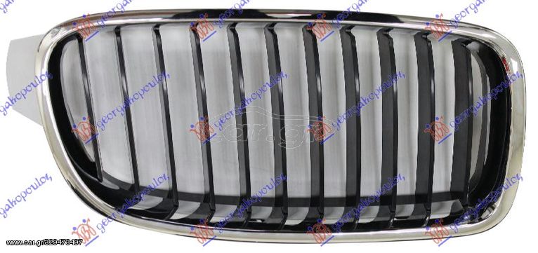 ΚΑΡΔΙΑ ΜΑΣΚΑΣ (ΧΡΩΜΙΟ/ΜΑΥΡΗ) για BMW SERIES 3 (F30/F31) SDN/S.W. 14-18