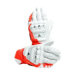 ΓΑΝΤΙΑ DAINESE 4-STROKE 2 GLOVES (White-Fluo-Red)