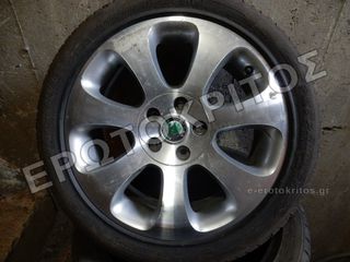 ΖΑΝΤΑ SKODA FABIA 17'' 6Y0601025J 5X100 ΑΛΟΥΜΙΝΙΟΥ ΓΝΗΣIΑ