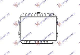 ΨΥΓΕΙΟ ΝΕΡΟΥ 2.4D (ΜΟΝΟ ΚΥΨΕΛΗ) (45x52) για TOYOTA HI-LUX (YN 110) 4WD 89-97