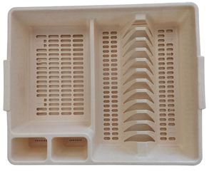 ΠΙΑΤΟΘΗΚΗ ΕΠΙΠΕΔΗ ΠΛΑΣΤΙΚΗ ΜΠΕΖ 45x40x8cm 003301637
