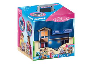 Playmobil Dollhouse Μοντέρνο Κουκλόσπιτο-Βαλιτσάκι (70985)