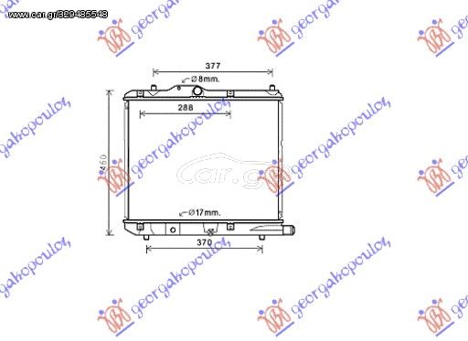 ΨΥΓΕΙΟ 1.3CDTi (37.5x47.5)Z13DTJ/D13A για SUZUKI SPLASH 07-13