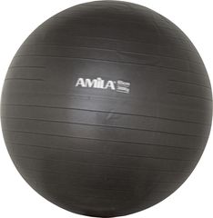 Μπάλα γυμναστικής AMILA GYMBALL 65cm Μαύρη - 95845