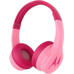 Motorola SQUADS 300 Pink Ενσύρματα / Ασύρματα Bluetooth on ear παιδικά ακουστικά Hands Free με splitter 14591-0041