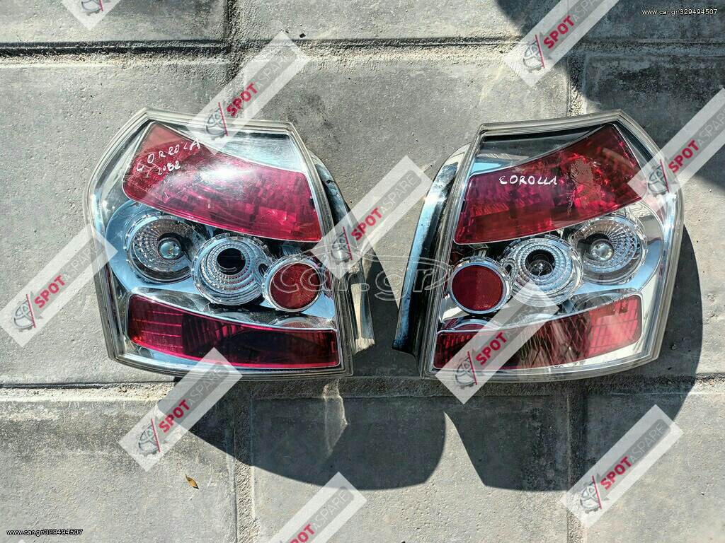 ΣΕΤ ΠΙΣΩ ΦΑΝΑΡΙΑ TOYOTA COROLLA ZZE120 2002-2007 HB