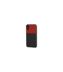 APPLE iPHONE X ΘΗΚΗ ΚΙΝΗΤΟΥ DUO POCKET ΜΑΥΡΟ-ΚΟΚΚΙΝΟ ΜΑΓΝΗΤΙΚΗ SILVER LINE-thumb-1