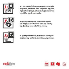 Πυροσβεστήρας Κόνεως Ξηρής Σκόνης 1kg ABC Με Μανόμετρο Και Πλαστική Βάση Amio OG60179-thumb-5
