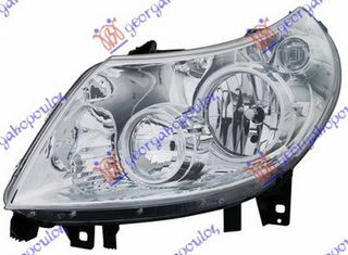Φανος Εμπρος Ηλεκτρικος (H7/H1) (Ε) (TYC) Αριστερα Peugeot Boxer 06-14 - 020105134