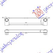 ΨΥΓ.INTER.2,2 Cdi (633x115x50) Mercedes Vito (W639) & Viano 04-10 - 030206210