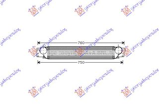 Ψυγειο INTER. 2,0 Cdti (570x100x90) Μ/ Α Opel Antara 06-15 - 035906200