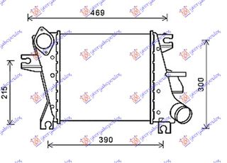 Ψυγειο INTER. 2.2 Dci 05-07 (305x295x62) Nissan X-TRAIL 01-14 - 085506210