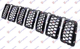 Μασκα Διακοσμητικα (ΣΕΤ 7 ΤΜΧ) Σκουρο Γκρι Jeep Compass 16-22 - 176104610
