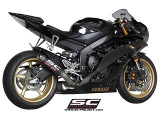 Sc Project Εξάτμιση Τελικό GP-M2(Φ60ΜΜ) Carbon Yamaha R6 2006 - 2016 Ψηλή Τοποθέτηση 