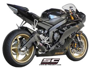 Sc Project Εξάτμιση Τελικό GP-M2(Φ60ΜΜ) Carbon Yamaha R6 2006 - 2016 Χαμηλή Τοποθέτηση 