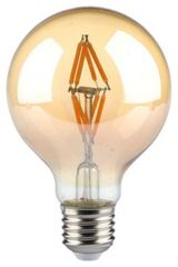 V-TAC Λάμπα LED E27 G80 Filament 4W θερμό λευκό 2200K γυαλί amber SKU: 217148