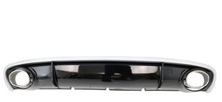 Πίσω προφυλακτήρας διαχύτης & άκρες εξάτμισης κατάλληλες για AUDI A4 B8 B8.5 Limousine Avant Facelift (2012-2015) Σχέδιο RS4