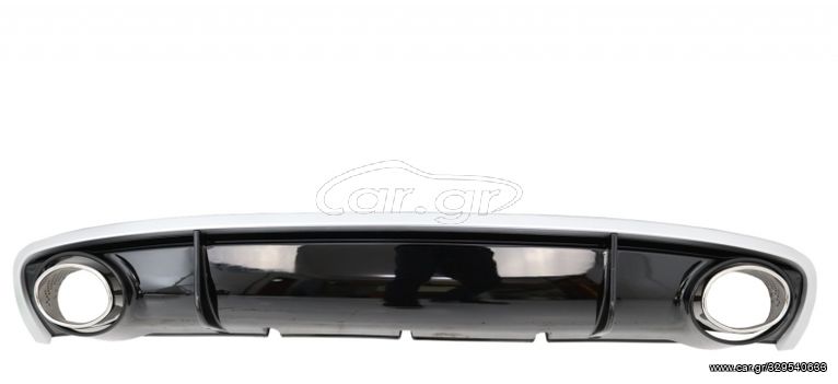 Πίσω προφυλακτήρας διαχύτης & άκρες εξάτμισης κατάλληλες για AUDI A4 B8 B8.5 Limousine Avant Facelift (2012-2015) Σχέδιο RS4