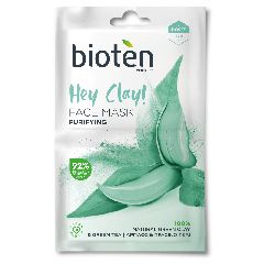Bioten Μάσκα Προσώπου για Βαθύ Καθαρισμό 2x8ml με Πράσινη Άργιλο & Πράσινο Τσάι Vegan