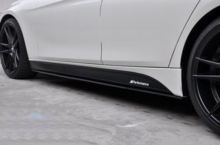  πλάγια αυτοκόλλητα Vinyl Matte Black κατάλληλο για BMW F30 F31 3 Series (2011-Up) M-Performance Design