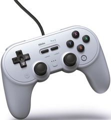 8BitDo Pro 2 Wired Controller Ενσύρματο Gamepad Gray Edition(Windows, Switch, Android, Raspberry Pi)