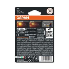 Λάμπες Led Για Φλας P21W BA15S Πορτοκαλί 12volt 1.3 watt Osram 7506DYP-02B 2 Τεμάχια-thumb-6