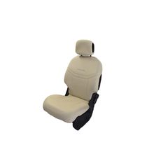 ΗΜΙΚΑΛΥΜΜΑΤΑ ΚΑΘΙΣΜΑΤΩΝ BUCKET RECARO ΜΠΕΖ ΜΕ ΥΠΟΔΟΧΗ ΠΡΟΣΚΕΦΑΛΟΥ ΜΕ VELCRO ΚΑΙ ΠΡΟΣΚΕΦΑΛΑ (2 ΤΕΜ.)