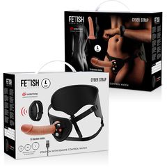 CYBER STRAP HARNESS WITH DILDO REMOTE CONTROL WATCHME TECHNOLOGY L-thumb-1