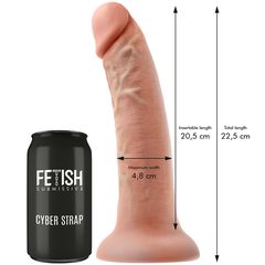 CYBER STRAP HARNESS WITH DILDO REMOTE CONTROL WATCHME TECHNOLOGY L-thumb-4