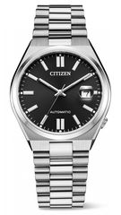 Ρολόι Citizen Tsuyosa Automatic Date με ασημί μπρασελέ NJ0150-81E