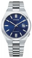 Ρολόι Citizen Tsuyosa Automatic Date με ασημί μπρασελέ NJ0150-81L