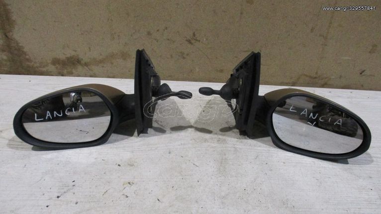 Μηχανικοί καθρέπτες οδηγού-συνοδηγού, γνήσιοι μεταχειρισμένοι, από Lancia Y 2003-2011