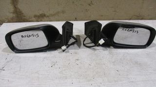 Ηλεκτρικοί καθρέπτες οδηγού - συνοδηγού, γνήσιοι μεταχειρισμένοι, από Toyota Avensis 2003-2006