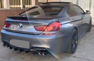 Διαχύτης πίσω προφυλακτήρα για BMW Σειρά 6 F12 F13 F06 Cabrio Coupe Gran Coupe (2012-2017) M-Performance Design