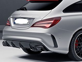 Πτερύγια πίσω προφυλακτήρα ατάλληλα για Mercedes CLA W117 C117 X117 (2013-2018) CLA45 Design