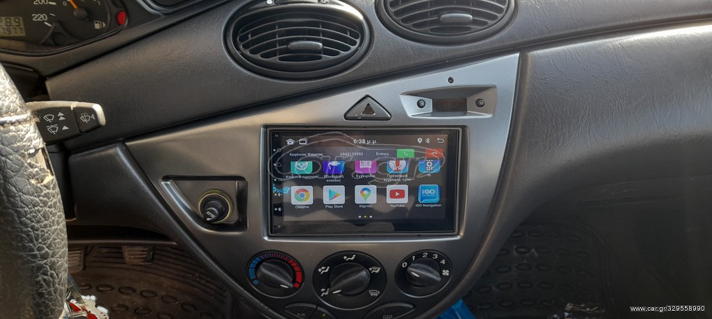 Οθόνη Android 12 με car play Focus 2003