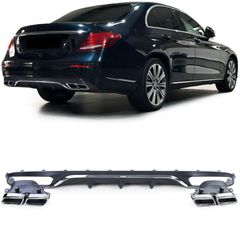 Diffuser για Mercedes E-Class W213 S213 Standard (2016-2019) E63 Design Chrome Edition ΕΤΟΙΜΟΠΑΡΑΔΟΤΟ!!