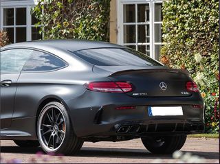 Πίσω διαχύτης  για Mercedes C-Class Coupe (2014-2019) C63 Edition 1 Design Μαύρο-thumb-4