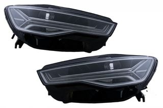 Προβολείς Full LED κατάλληλοι για Audi A6 4G C7 (2011-2018) Facelift Matrix Design Sequential Dynamic Turning Lights