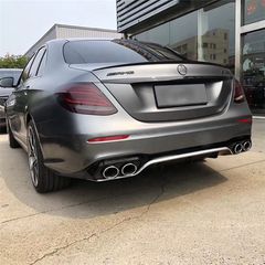 Diffuser άκρες εξάτμισης  για Mercedes E-Class W213 (2016-up) E53 Design Silver Edition-thumb-4