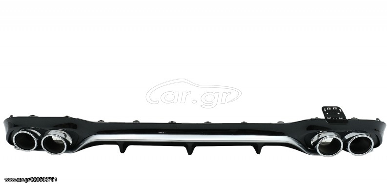 Diffuser άκρες εξάτμισης  για Mercedes E-Class W213 (2016-up) E53 Design Silver Edition