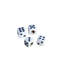 ΚΑΠΑΚΙΑ ΒΑΛΒΙΔΩΝ WHITE DICE ΖΑΡΙ ΛΕΥΚΟ 4ΤΕΜ.