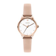 Oui&Me; Bichette, Women's Watch, Pink Leather Strap ME010167