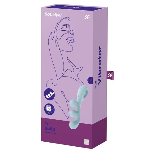 Satisfyer Tri Ball 2 Πολυδονητής Ανοιχτό Μπλε